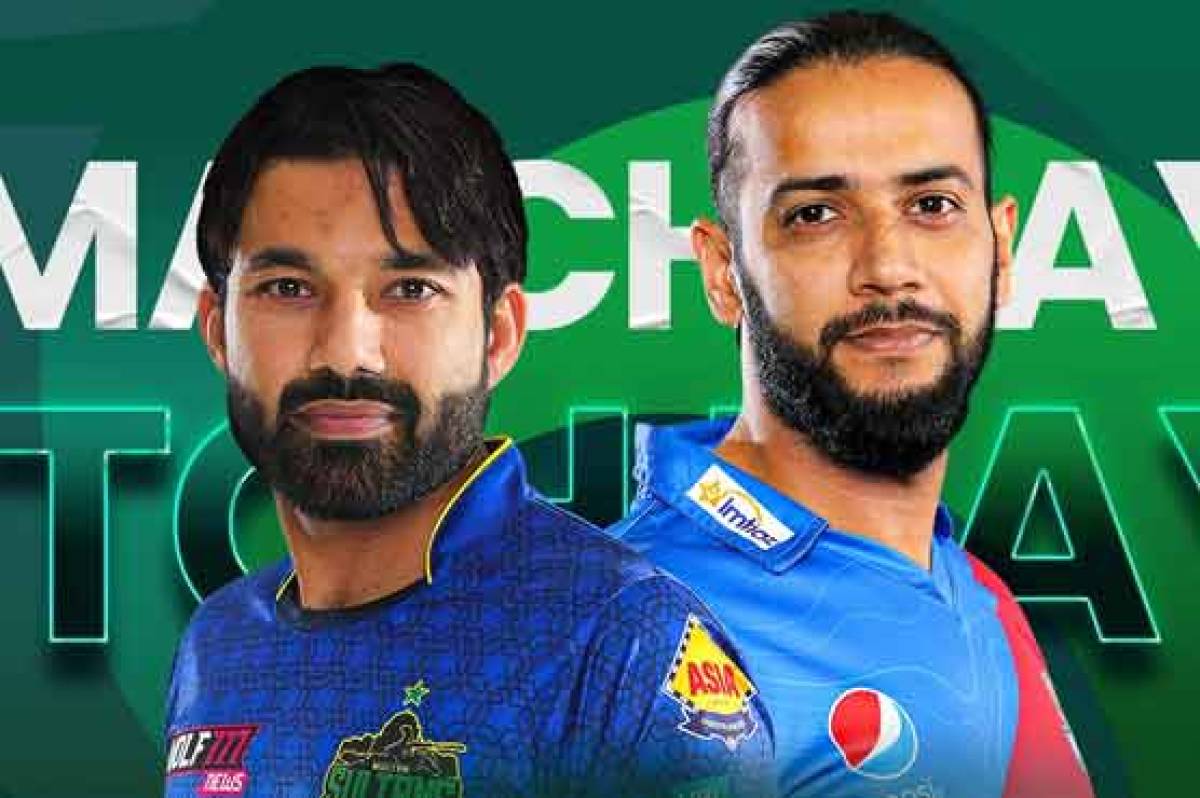 کراچی کنگز کا ملتان سلطانز کے خلاف ٹاس جیت کر فیلڈنگ کا فیصلہ