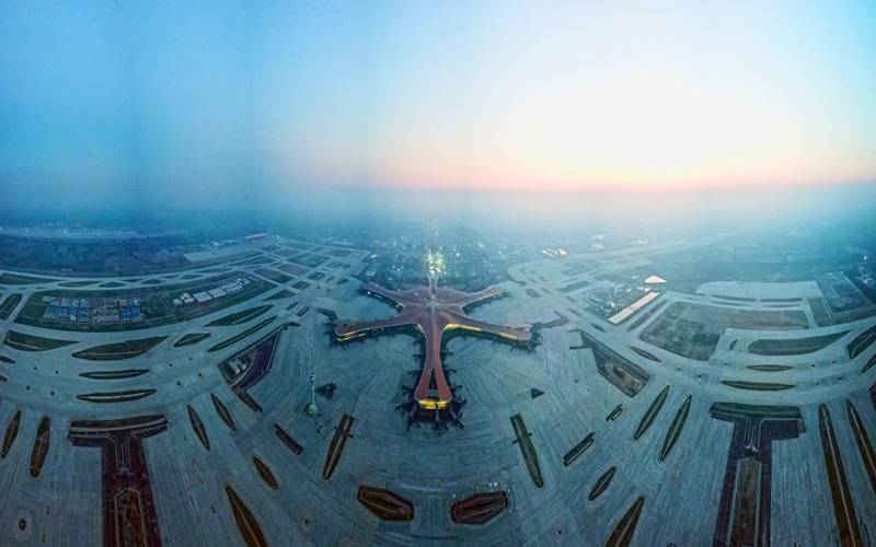 چین کے دارلحکومت بیجنگ کے نئے ہوائی اڈے کی تعمیر و آرائش کا کام مکمل