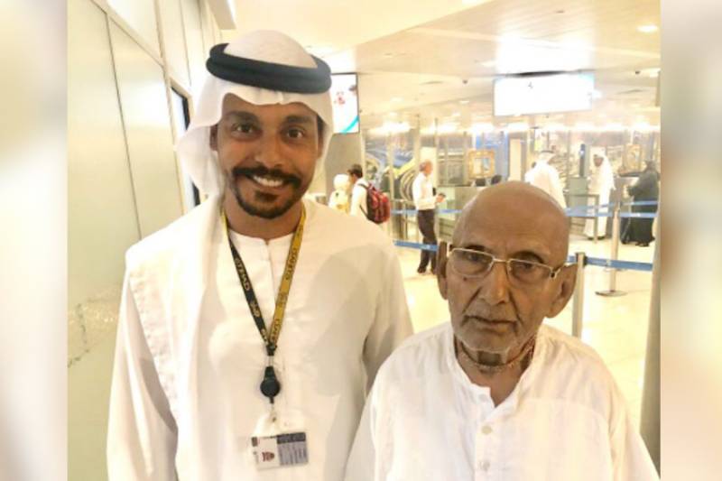 بھارت کے 123 سال کے بزرگ نے ابوظہبی ایئرپورٹ پر کھبلی مچادی۔