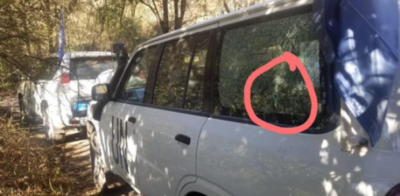 بھارتی فوج نے چری کوٹ سیکٹر میں اقوام متحدہ کی گاڑی کو نشانہ بنا ڈالا