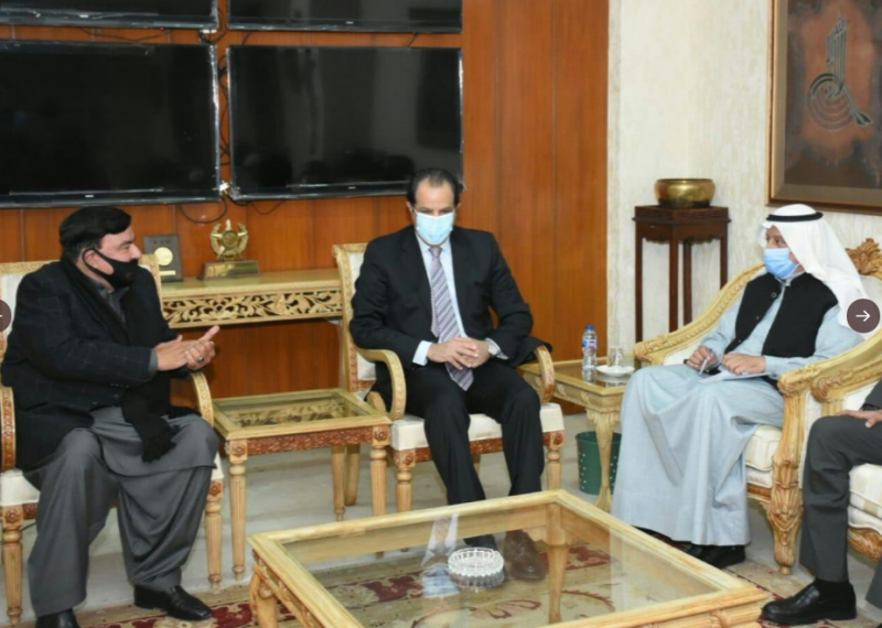 وفاقی وزیر داخلہ شیخ رشیداحمد سے کویت کے نائب وزیر خارجہ علی سلیمان السعید کی ملاقات