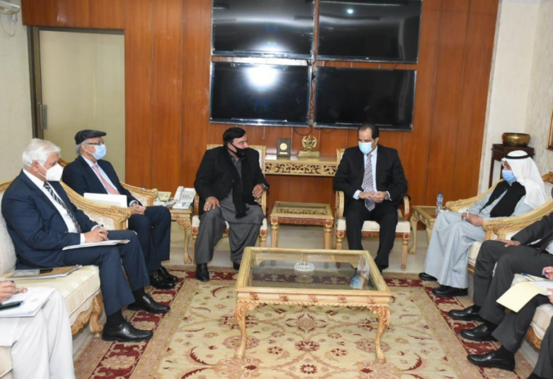 وفاقی وزیر داخلہ شیخ رشیداحمد سے کویت کے نائب وزیر خارجہ علی سلیمان السعید کی ملاقات