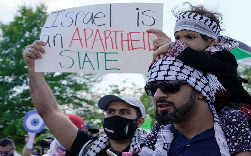 دنیا بھر میں فلسطینیوں پراسرائیلی مظالم کیخلاف احتجاجی مظاہرے جاری