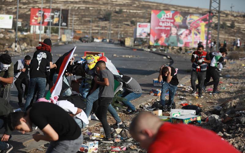  یاسرعرفات کی برسی:فلسطینی ریلی پر اسرائیلی فوج کا حملہ،46 فلسطینی زخمی