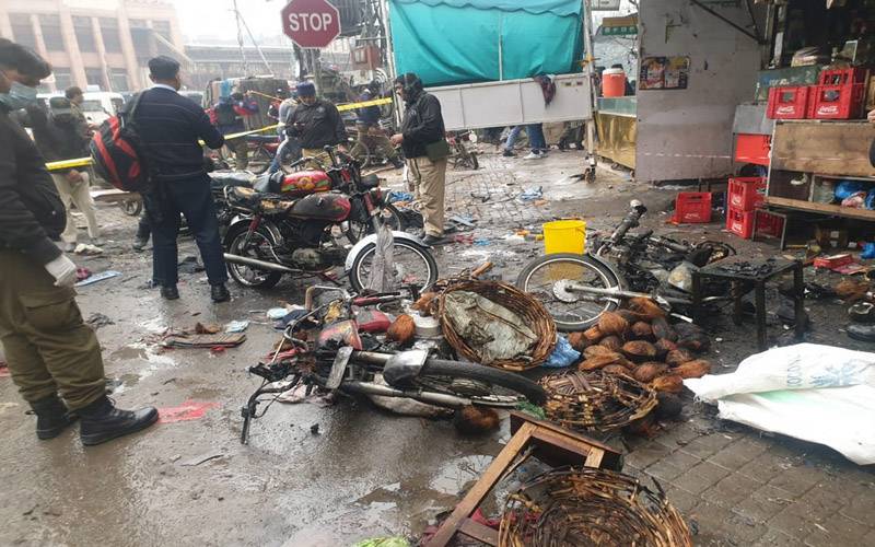 لاہور:انارکلی پان منڈی میں دھماکہ،3افرادجاں بحق،20 سے زائد زخمی