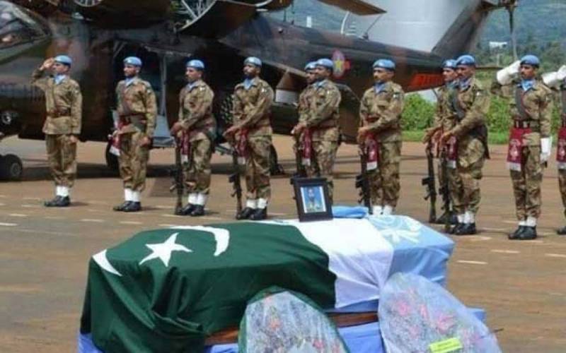 اقوام متحدہ امن مشن کا ہیلی کاپٹر تباہ، پاک فوج کے 8 افسران و اہلکار شہید 