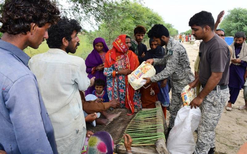 پاک فضائیہ نے بلوچستان، سندھ اور جنوبی پنجاب کے سیلاب سے متاثرہ علاقوں میں اپنی امدادی مہم تیز کر دی