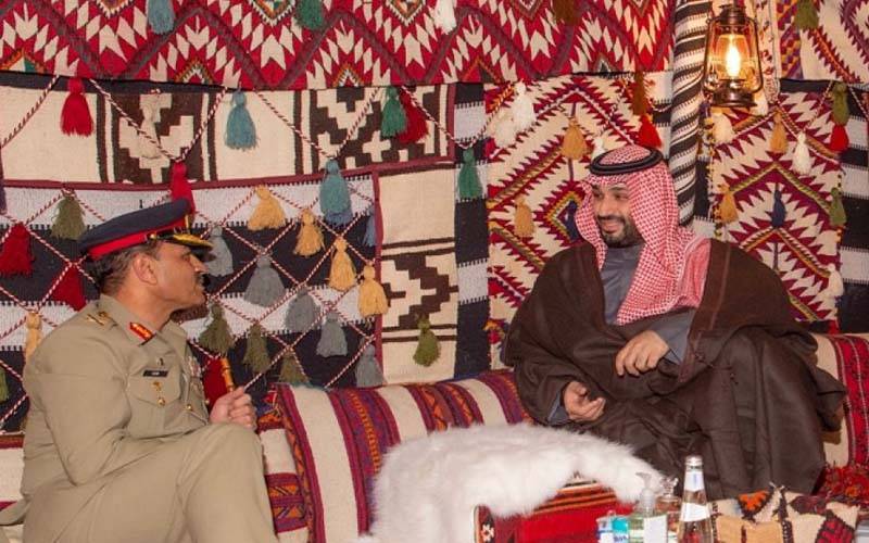 آرمی چیف کی سعودی ولی عہد سے ملاقات، دفاعی تعاون مستحکم بنانے پر اتفاق