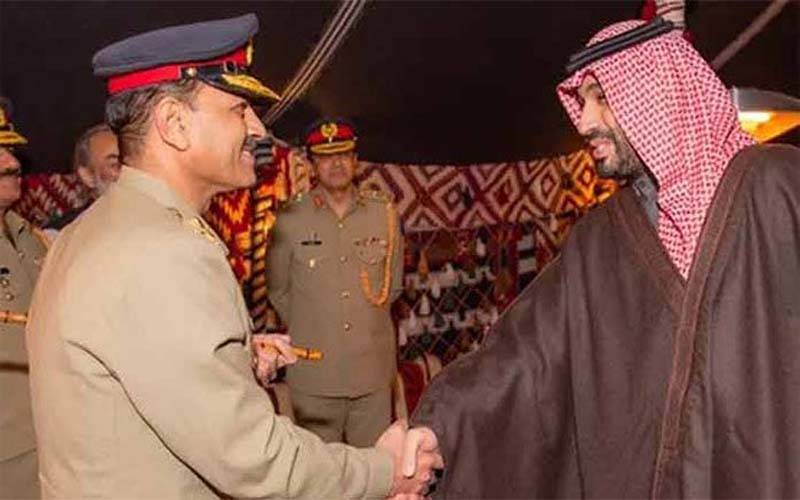 آرمی چیف کی سعودی ولی عہد سے ملاقات، دفاعی تعاون مستحکم بنانے پر اتفاق
