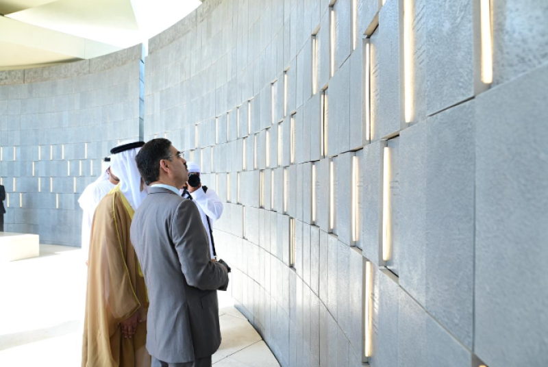 نگران وزیراعظم کا متحدہ عرب امارات کے قومی ہیروز کی یاد تعمیر کئے گئے وحت الکرامہ کا دورہ 