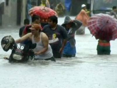 فلپائن میں سمندری طوفان نےتباہی مچادی،مٹی کےتودے گرنےاوربارشوں کےباعث ساٹھ افراد ہلاک جبکہ اکتیس لاپتہ ہوگئے۔