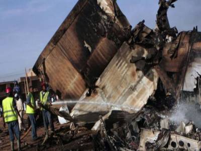 سوڈان میں فوجی طیارہ گر کر تباہ ہونے سےپندرہ افراد ہلاک ہوگئے 
