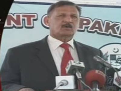 نگراں وزیر داخلہ ملک حبیب نے کہا ہے کہ پرویز مشرف گرفتار ہیں، اور وہ حکومتی تحویل میں ہیں۔