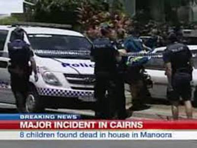  آسٹریلیا میں ایک گھر میں گھس کرآٹھ بچوں کو بے دردی سے قتل کردیا گیا،،قتل ہونے والے بچوں کی عمر اٹھارہ ماہ سے چودہ برس کے درمیان ہے