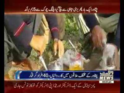 5 Bomb Traced by Police in Peshawar