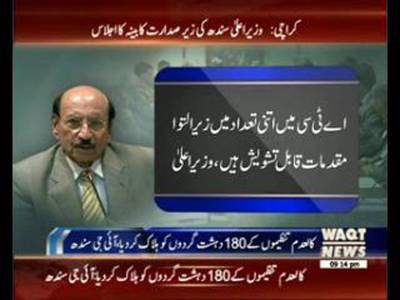 Chief Minister Sindh chairs High Level Meeting