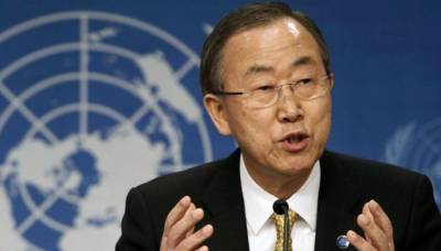 اقوام متحدہ کے سکریٹری جنرل بان کی مون کا شام میں سکول پر ہونے والے فضائی حملے کی تفتیش کا مطالبہ