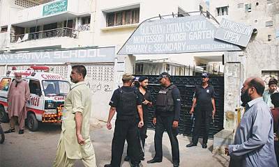 کراچی کے علاقے پٹیل پاڑہ میں فائرنگ کا مقدمہ نامعلوم افراد کے خلاف درج کر لیا گیا۔