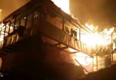 بھارتی ریاست ہماچل پردیش میں آتشزدگی سے 58 گھر خاکستر