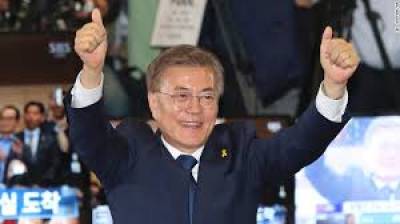 جنوبی کوریا کے صدارتی انتخابات میں بائیں بازو کے رہنما مون جے ان نے کامیابی حاصل کرلی 