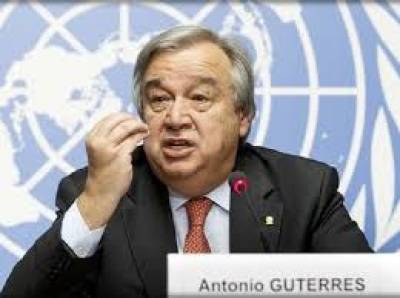  نیویارک میں اقوام متحدہ کے ہیڈ کوارٹرز میں پریس کانفرنس کرتے ہوئے اقوام متحدہ کے سیکرٹری جنرل نے کہا کہ میانمار میں انسانی صورت حال تباہ کن ہے