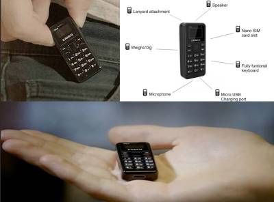 دنیا کا سب سے چھوٹا موبائل فون متعارف