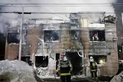 جاپان کے ایک رہائشی علاقے میں واقع فلاحی ادارے کی عمارت میں آگ لگنے سے11 افراد ہلاک ہو گئے