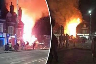 برطانیہ ایک بڑے شہر لیسٹر میں دھماکے کے چوبیس گھنٹے بعد پولیس نے پانچ افراد کی ہلاکت کی تصدیق کردی