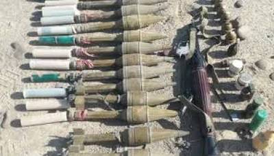 ایف سی بلوچستان نے چمن ، سبی، اوچ اور کوہلو کے علاقوں میں آپریشن کے دوران بڑی تعداد میں اسلحہ اورگولہ بارود برآمد کرلیا