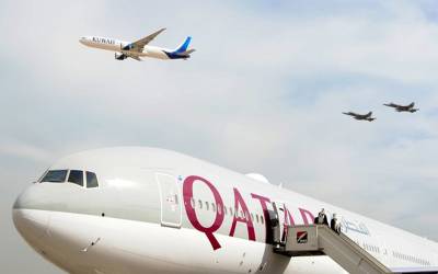 قطر کے لڑاکا طیاروں کی متحدہ عرب امارات مسافر طیاروں کو ایک مرتبہ پھر ہراساں کرنے کی کوشش