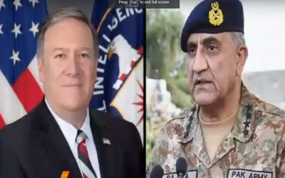 Army Chief General Qamar Javad contacted Telecom by US Secretary of State Mike Pomp.