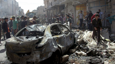 داعش کے چار خود کش حملوں نے قیامت برپا کر دی:جنوبی شام.