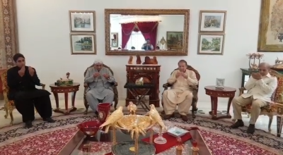 نواز شریف سے سابق صدر آصف زرداری اور بلاول بھٹو کی ملاقات