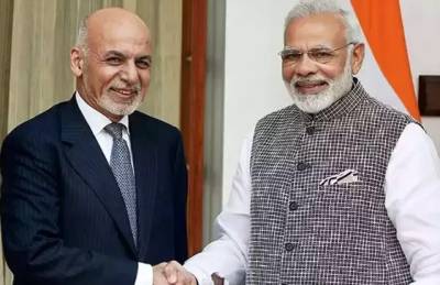  افغان صدر اشرف غنی نے بھارتی وزیراعظم نریندر مودی سےملاقات کی