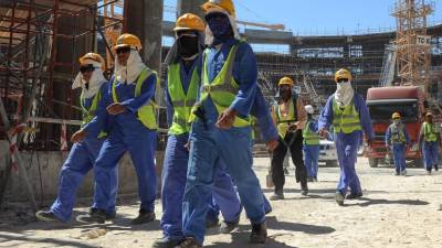 قطر میں ورکرز کو کئی ماہ سے تنخواہ نہیں دی گئی۔ ایمنسٹی