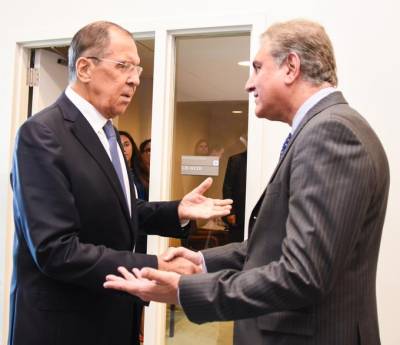  وزیرخارجہ شاہ محمودقریشی سےروسی ہم منصب سرگئی لاروف کی ملاقات