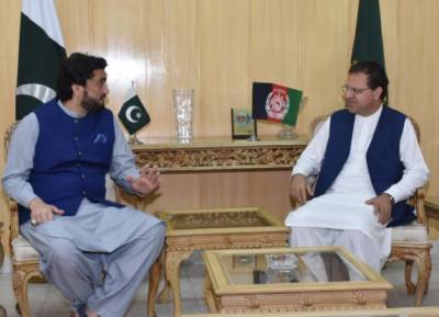 وزیر مملکت برائے داخلہ شہر یار خان آفریدی سے افغانستان کے سفیر حضرت عمر زاخیلوال کی ملاقات, دونوں ممالک کے مابین باہمی تعلقات زیر غور آئے