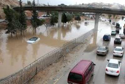  اردن میں طوفانی بارشوں اور سیلاب کے نتیجے میں18 افراد جاں بحق اور متعدد زخمی ہوگئے