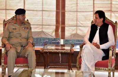 وزیراعظم عمران خان اور آرمی چیف جنرل قمر جاوید باجوہ کی ملاقات