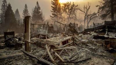 کیلی فورنیا میں ایمرجنسی کا نفاذ، جنگلات کی آگ سے ہلاکتوں کی تعداد 44 ہوگئی
