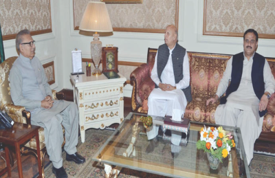 صدرمملکت سے گورنر،وزیراعلیٰ پنجاب کی ملاقات