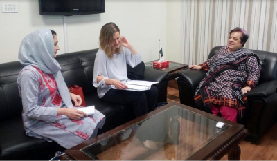 ڈاکٹر شیریں مزاری سے سارہ ہینڈرکس  کی  ملاقات،خواتین کے حقوق کے تحفظ پر تبادلہ خیال