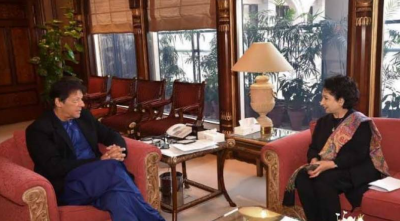 وزیراعظم عمران کی ملیحہ لودھی کے ساتھ اسلام آباد میں ملاقات 