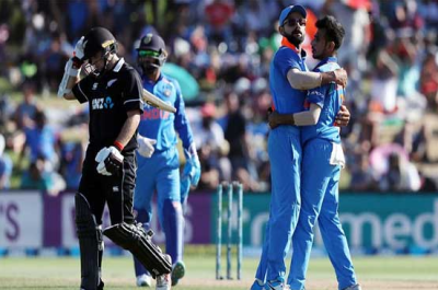 بھارت کی نیوزی لینڈ کو شکست، 5میچز کی سیریز میں 0-3کی فیصلہ کن برتری حاصل