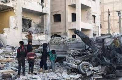 شام میں فوجی اڈے کے قریب کار بم دھماکے کے نتیجے میں20 افراد ہلاک ہوگئے۔