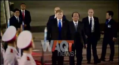 U.S. President Trump arrives in Hanoi for 2nd DPRK-U.S. summit 