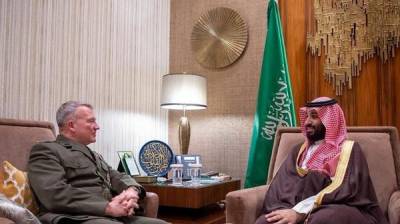 امریکی سینٹرل کمانڈ کے سربراہ کی سعودی ولی عہد سے ملاقات