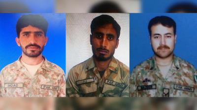 افغانستان سے دہشت گردوں کے حملے میں 3 پاکستانی فوجی شہید