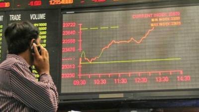 پاکستان سٹاک مارکیٹ میں اضافے کا رجحان 