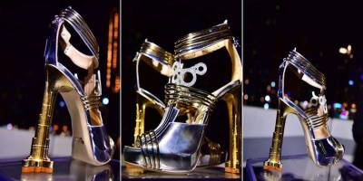 دنیا کامہنگا ترین جوتا نمائش کے لئے پیش